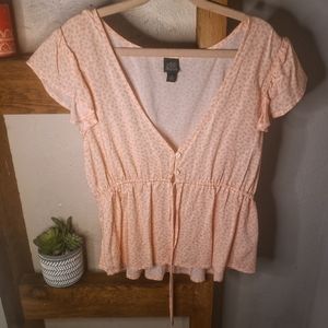 XS peach shirt never worn